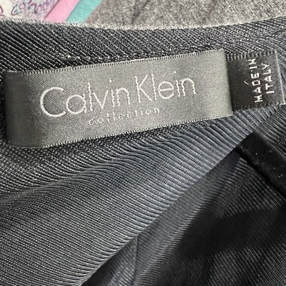 Calvin Klein Collection Heather Gray Sheath Dress $299 - Picture 10 of 12